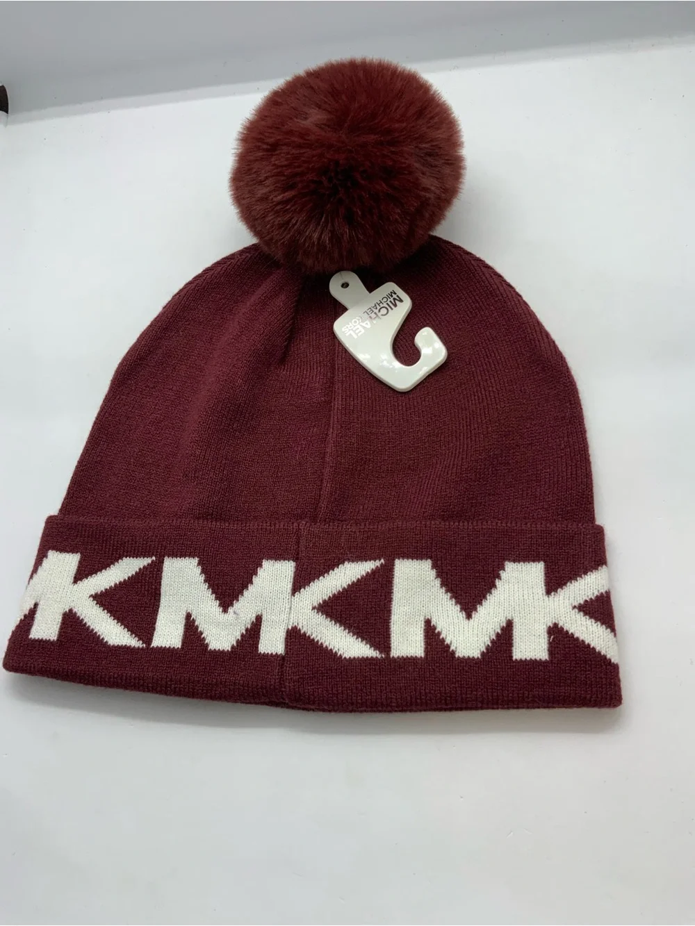 Michael Kors 8008 Women's Hat I Pommel Hat I Winter Hat I One Size I Knitted Hat